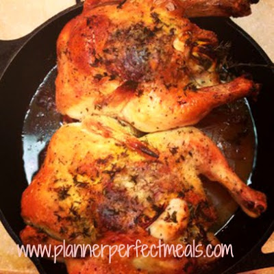 roasted chicken with lemon and thyme