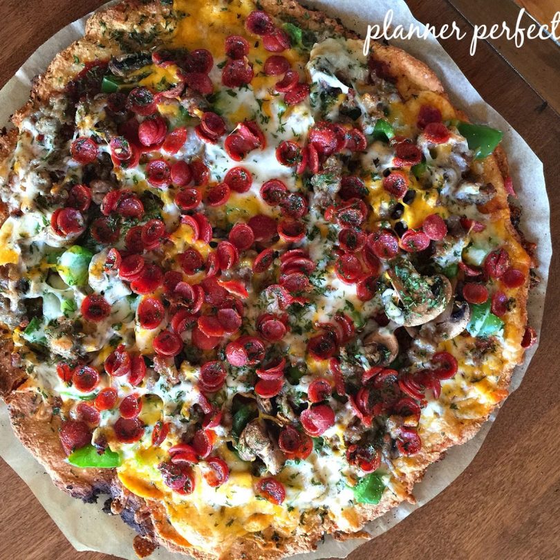 the best low carb pizza crust EVER!