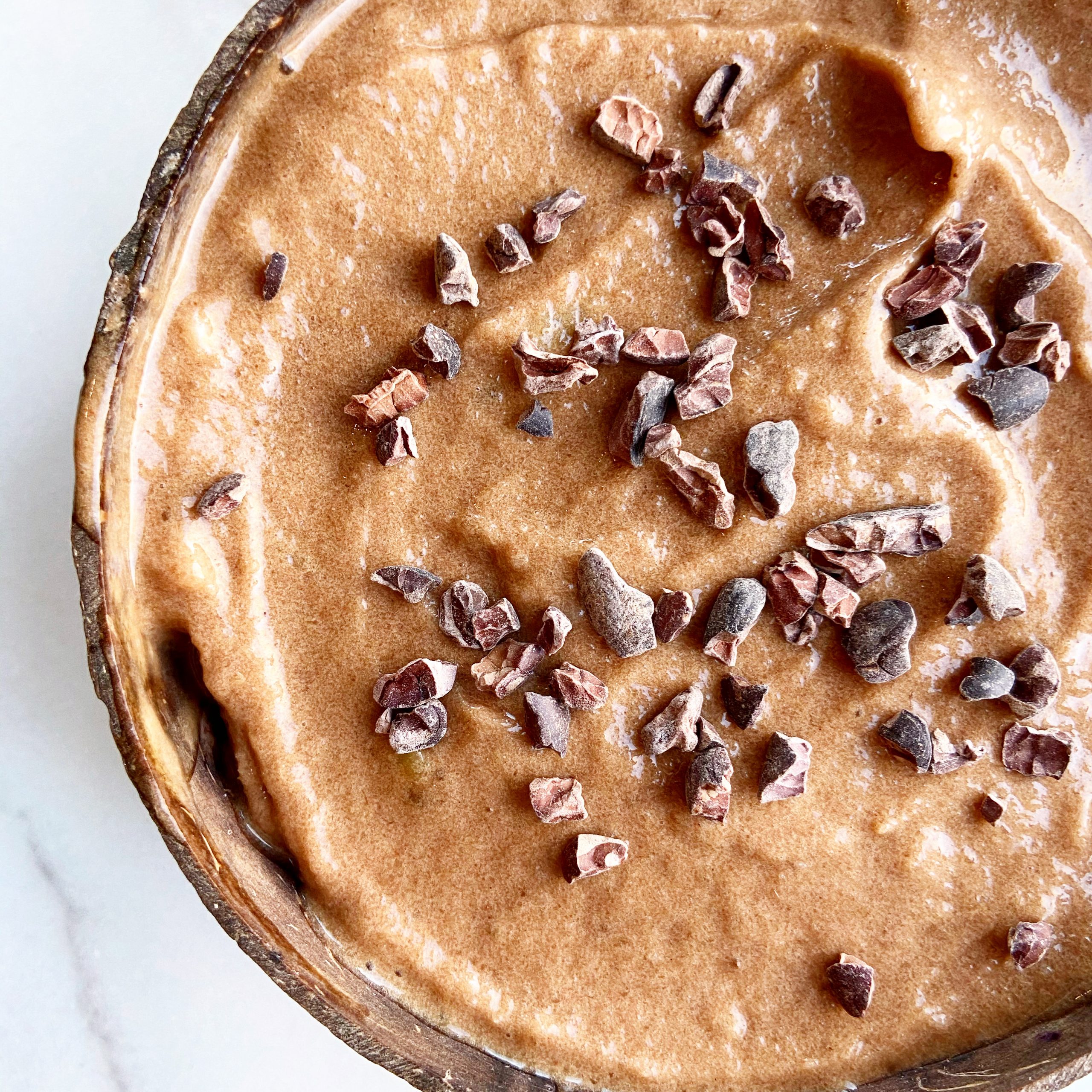 Banana and Raw Cacao Smoothie Bowl