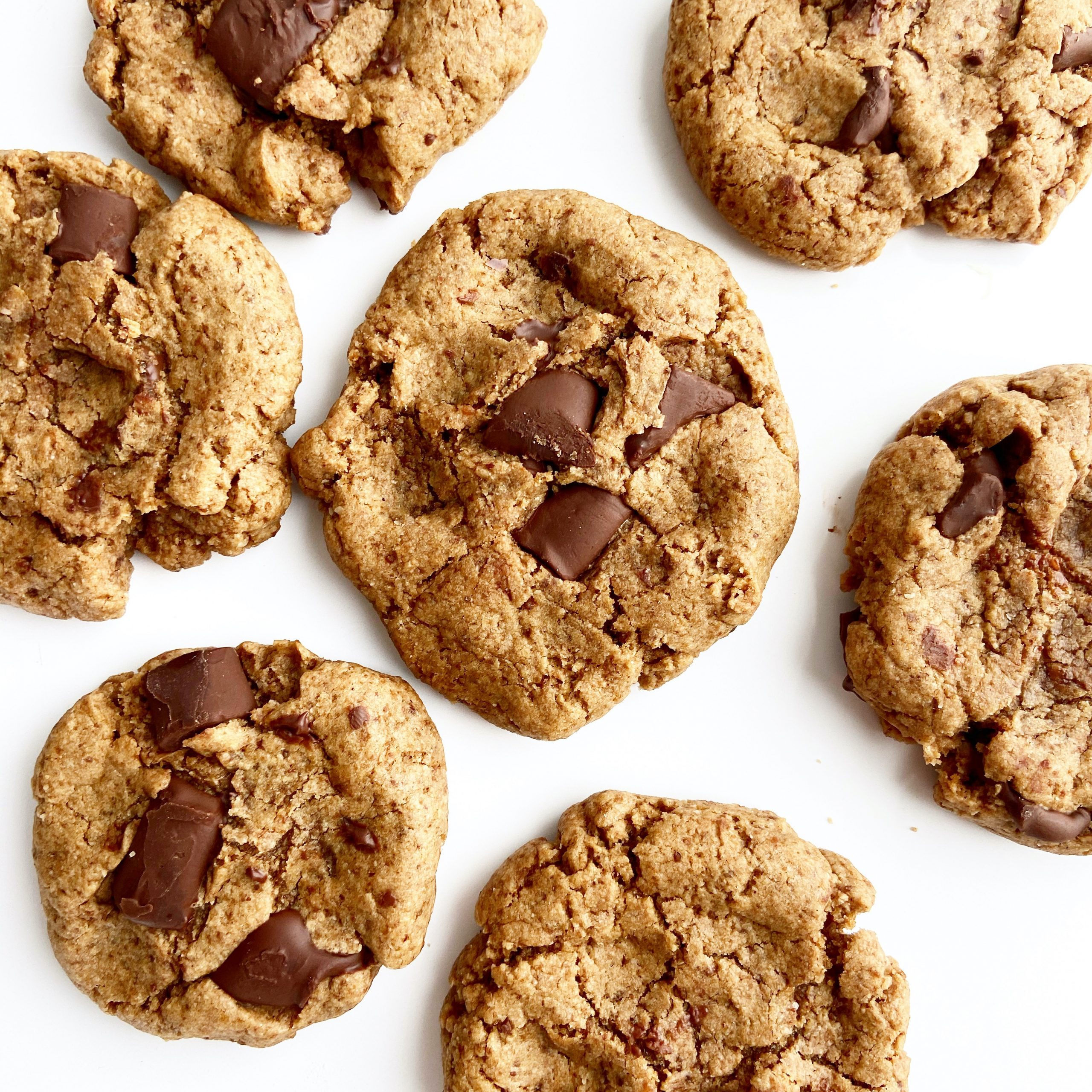 Vegan Gluten Free Chocolate Chunk Cookies